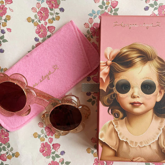 sunglasses baby flower- glitter mist