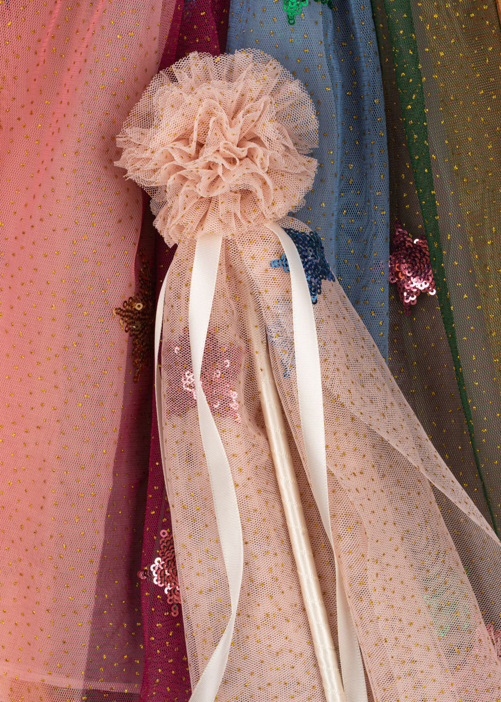Glitter rainbow costume