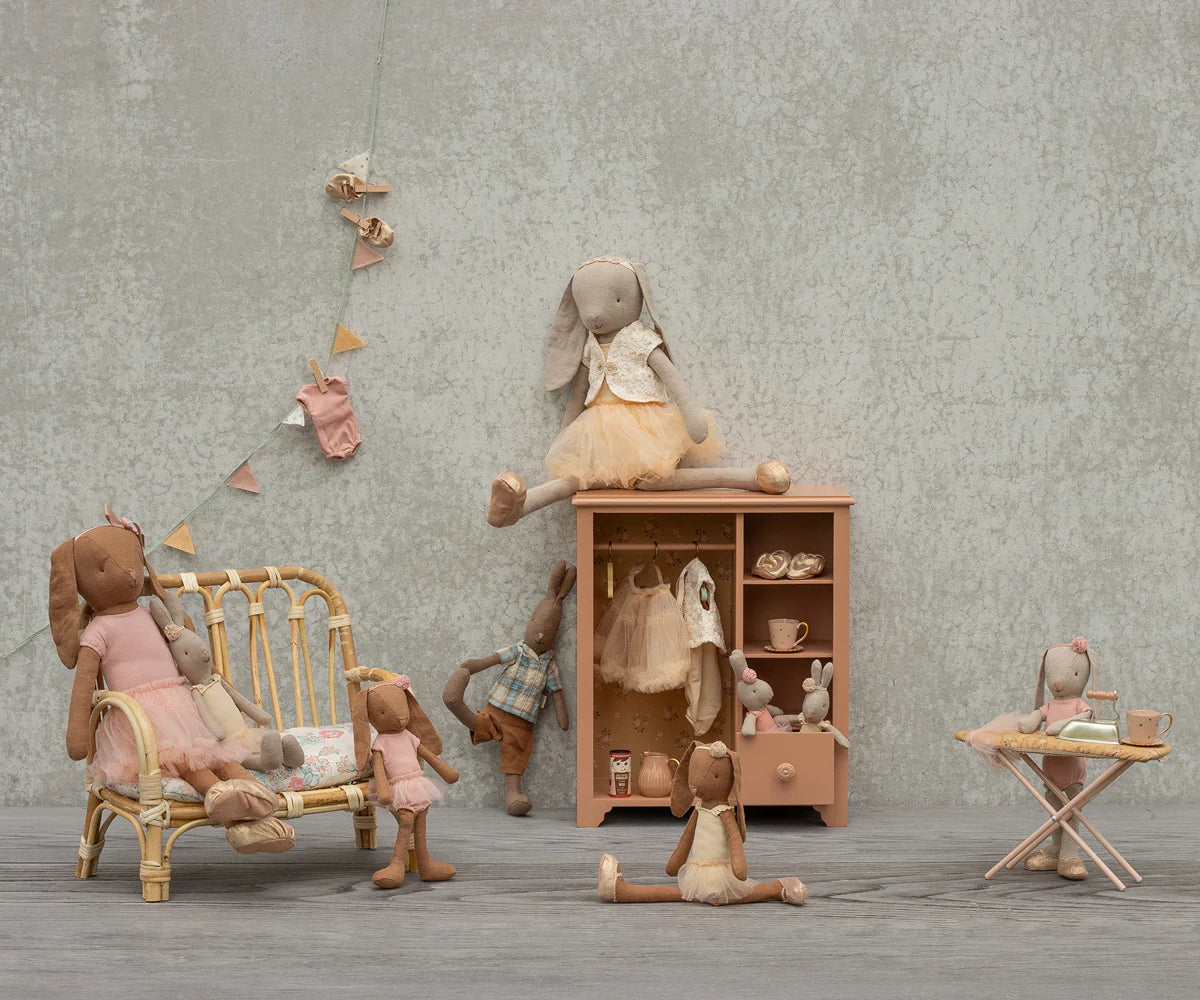 Rattan couch, Large - Nature