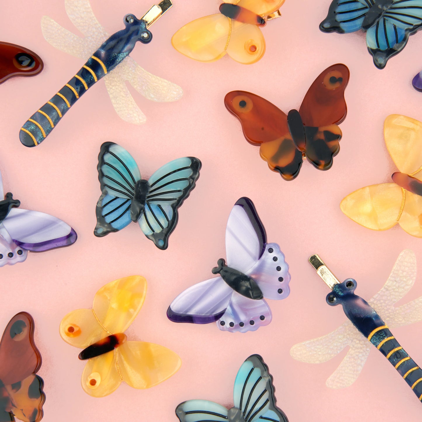 Blue Butterfly Hair Clip