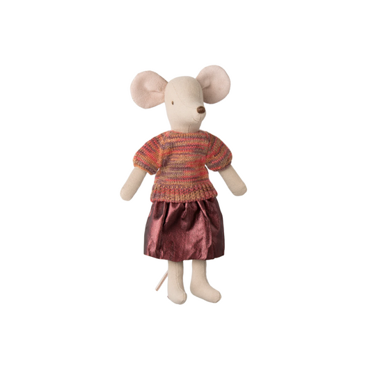 Skirt and knitted blouse, Mum mouse