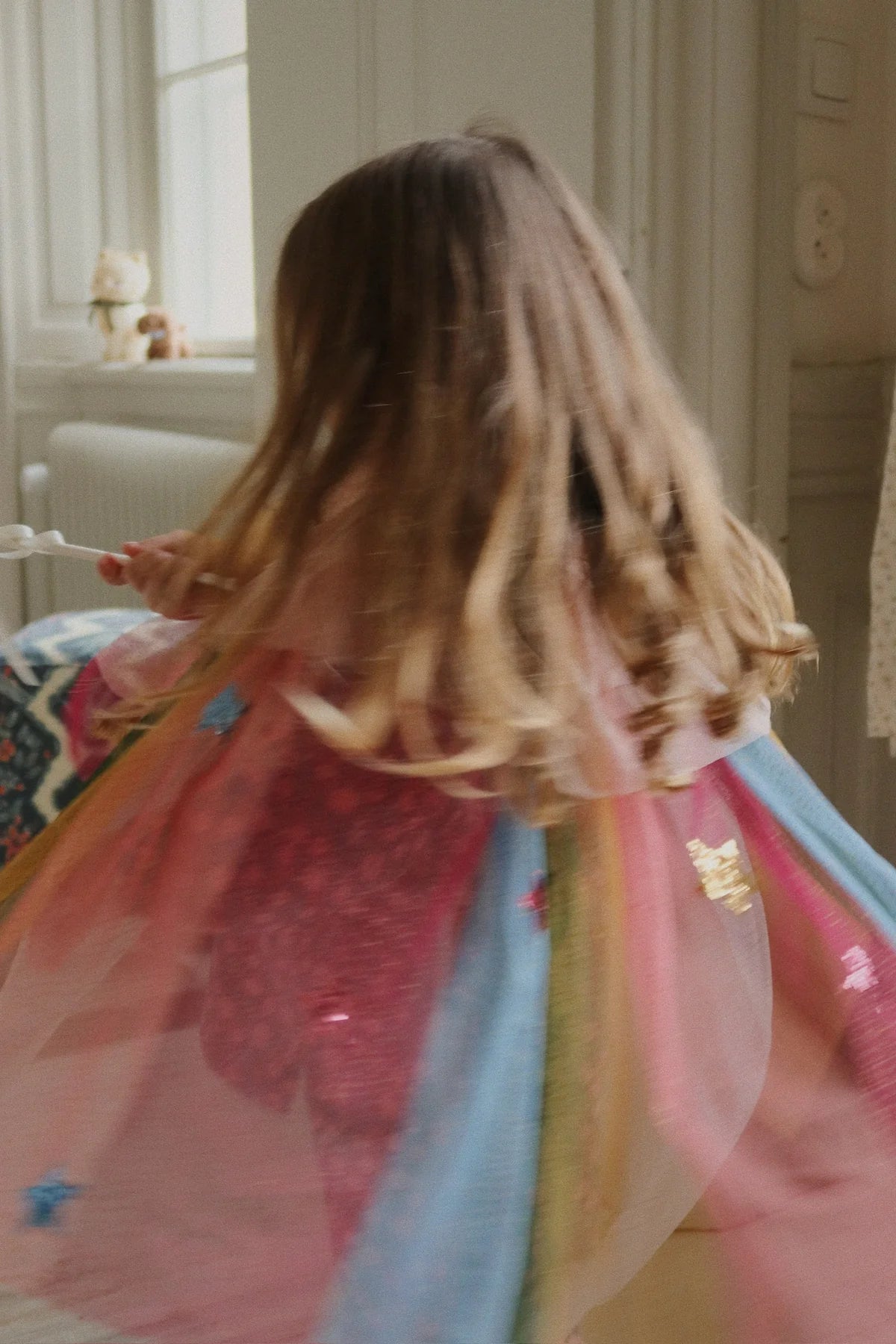 Glitter rainbow costume