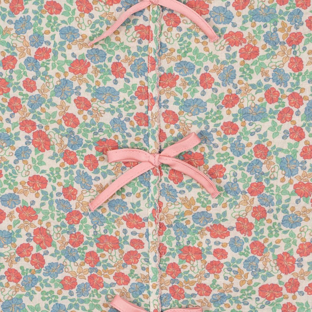 elin bow dress gots - fiola
