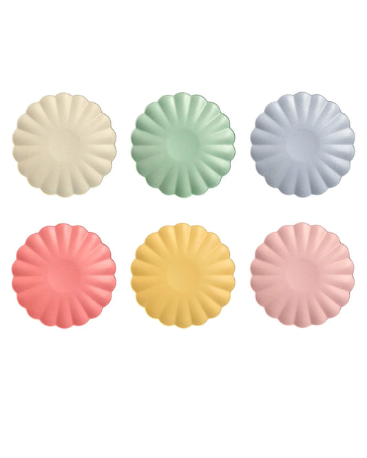 Small Bamboo Fibre Mixed Plate Set