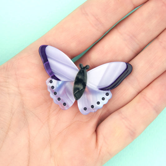Purple Butterfly Hair Clip