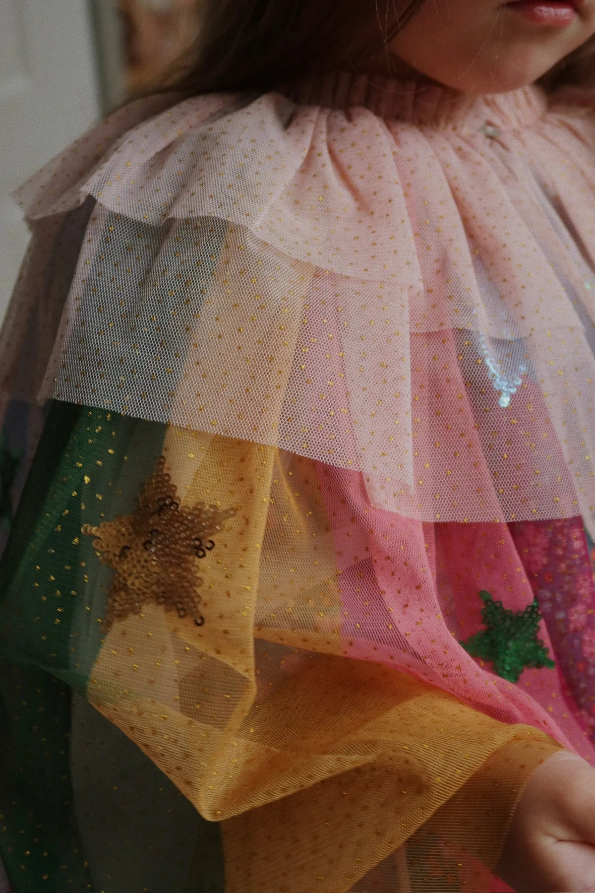 Glitter rainbow costume