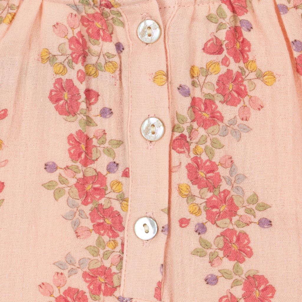 Coco dress gots- Floria pink
