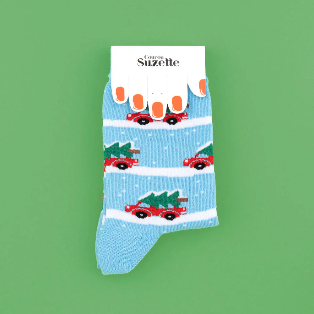 Christmas car socks