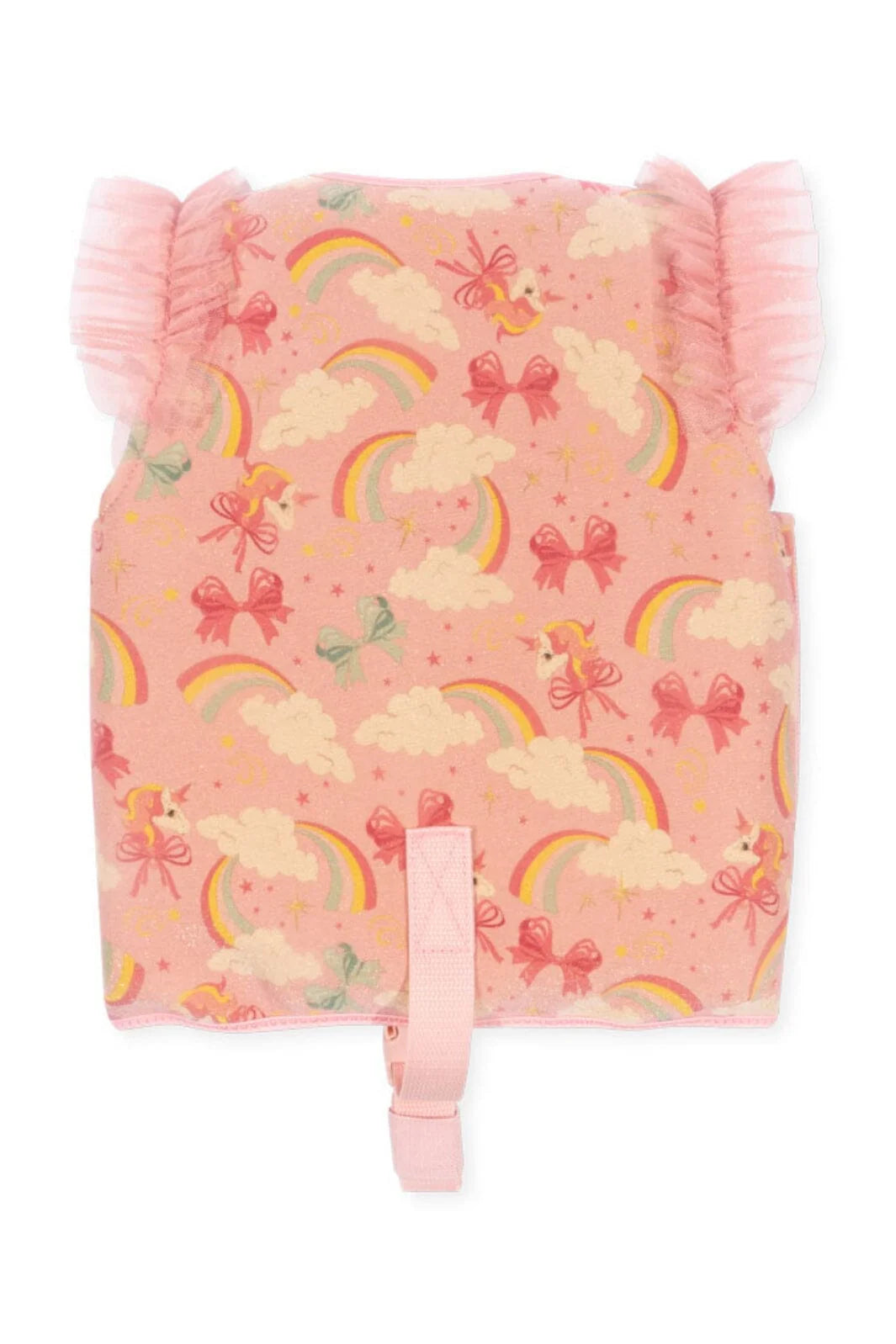 amelia swim vest - rainbow bow