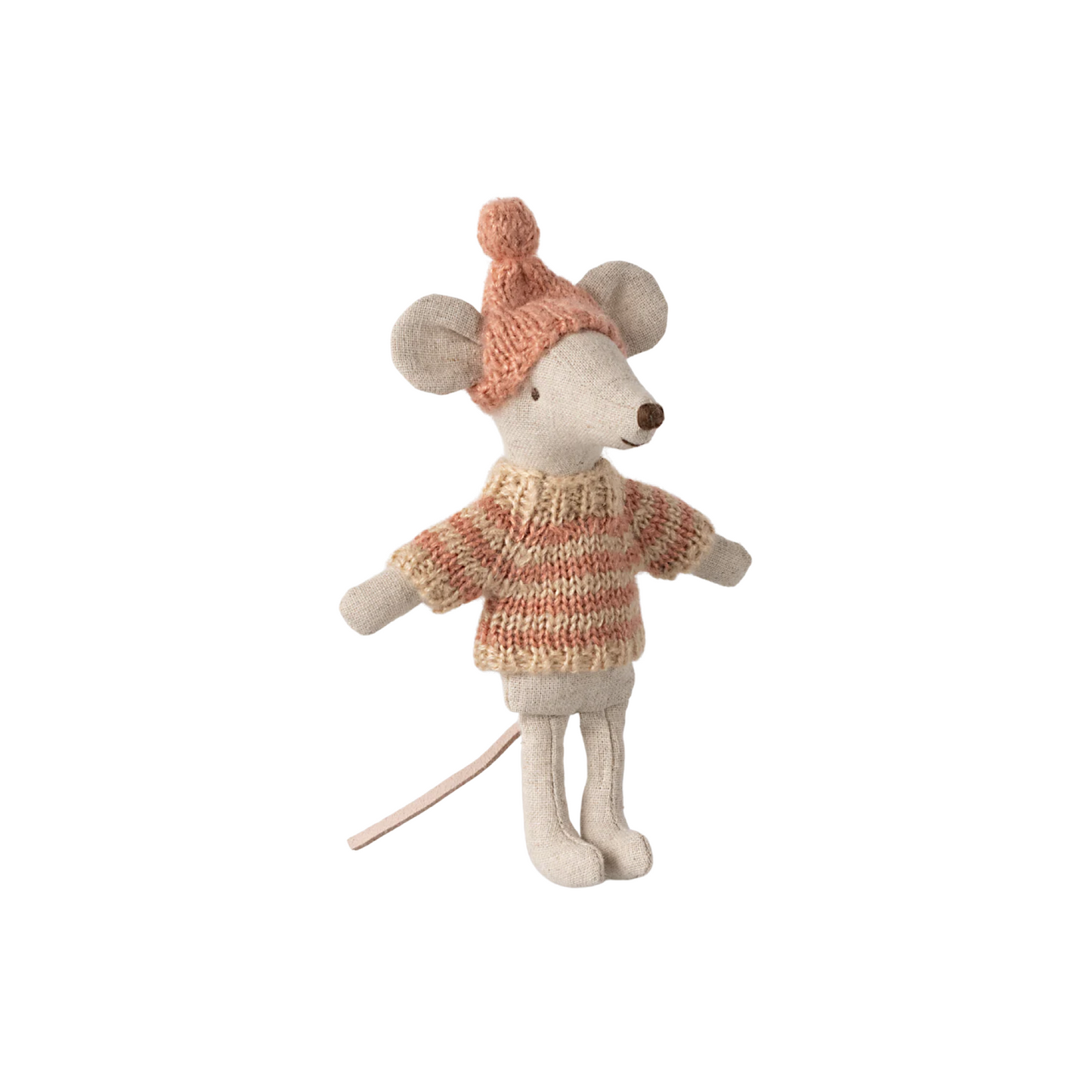 Knitted sweater and hat, Big sister mouse