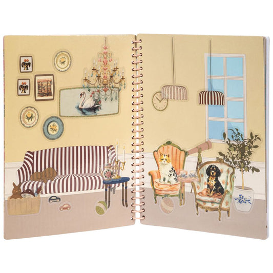 My sticker book - dusty pink