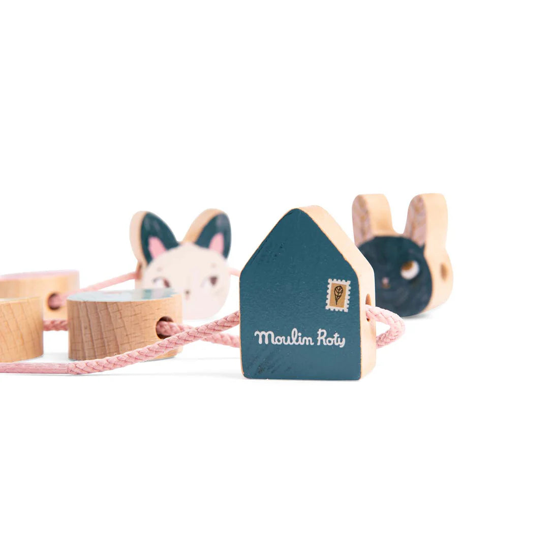 Wooden Lacing Beads - Après la Pluie