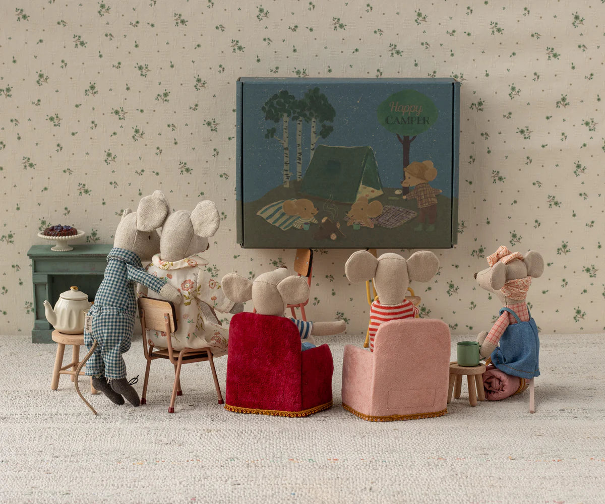 Folding chair, Mouse - Rose