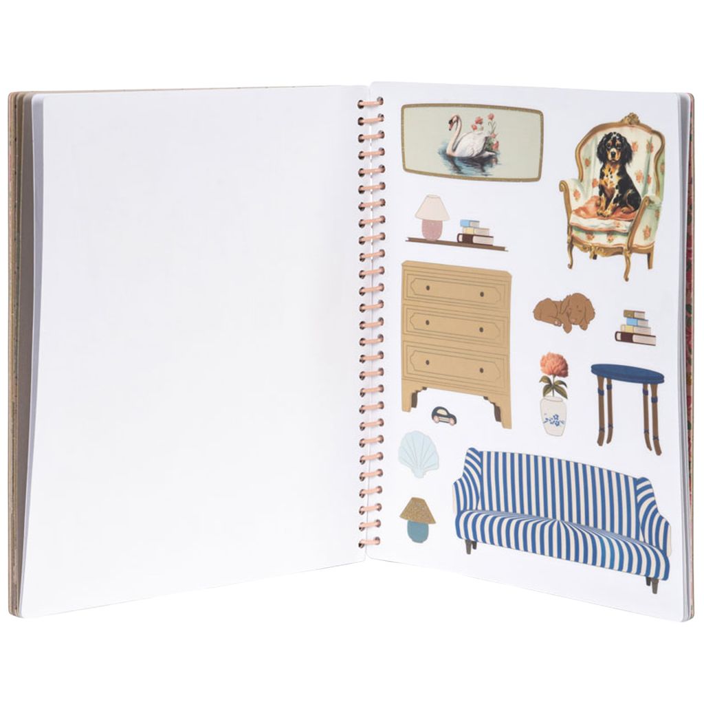 My sticker book - dusty pink