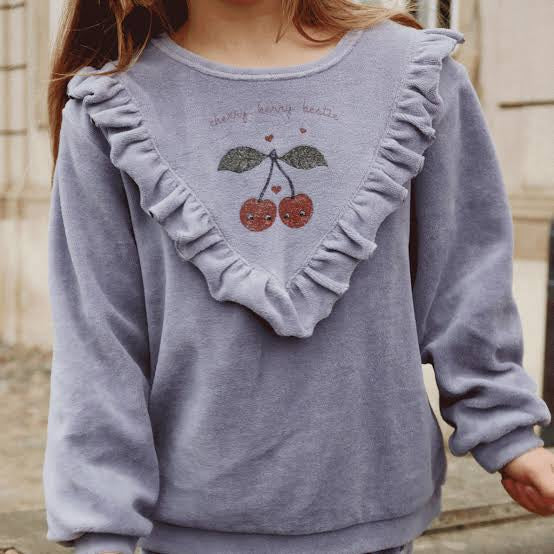 Wally Frill Sweatshirt Gots