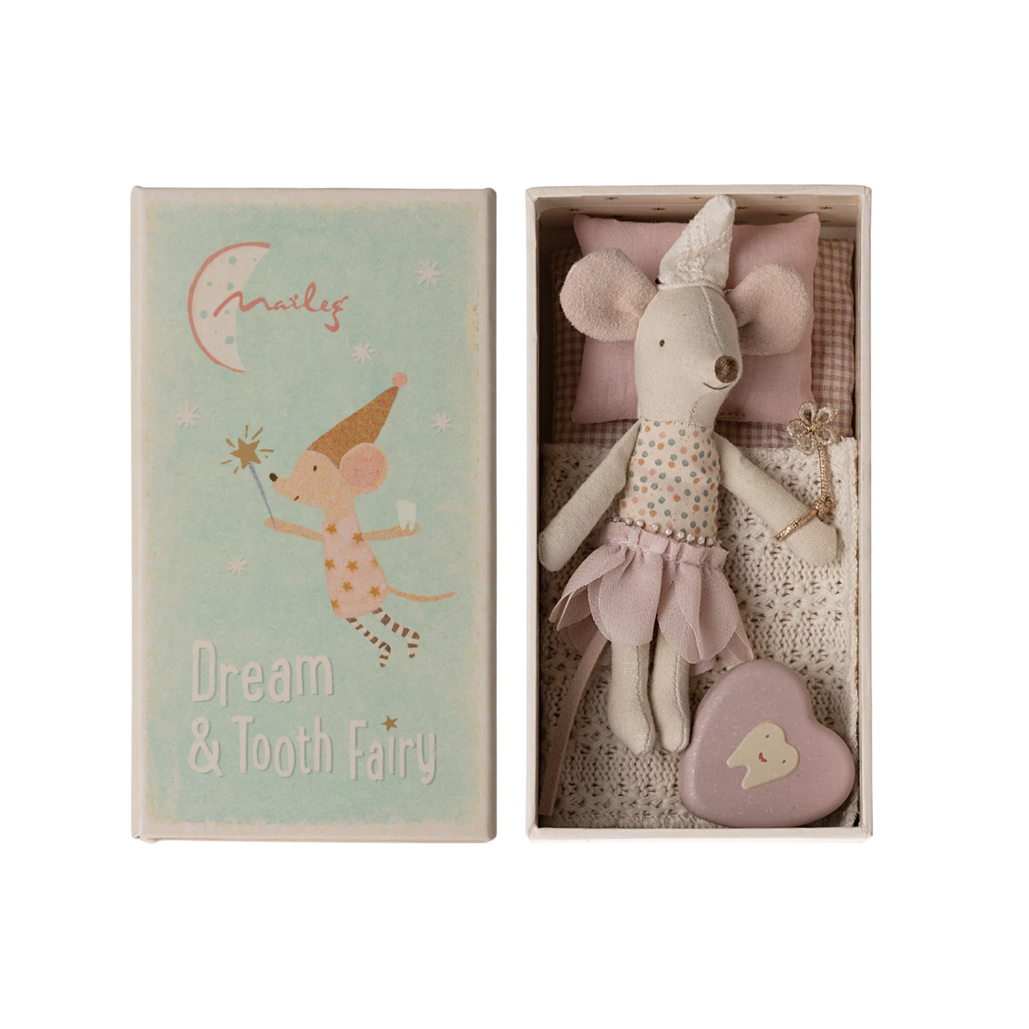 Tooth Fairy Mouse, Little Sister in Match Box
