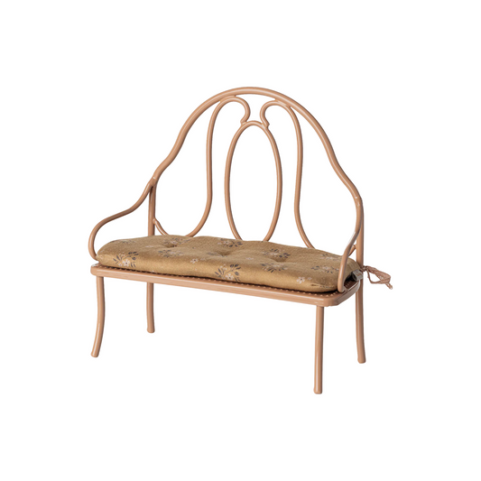 Vintage bench, Mini - Dark powder