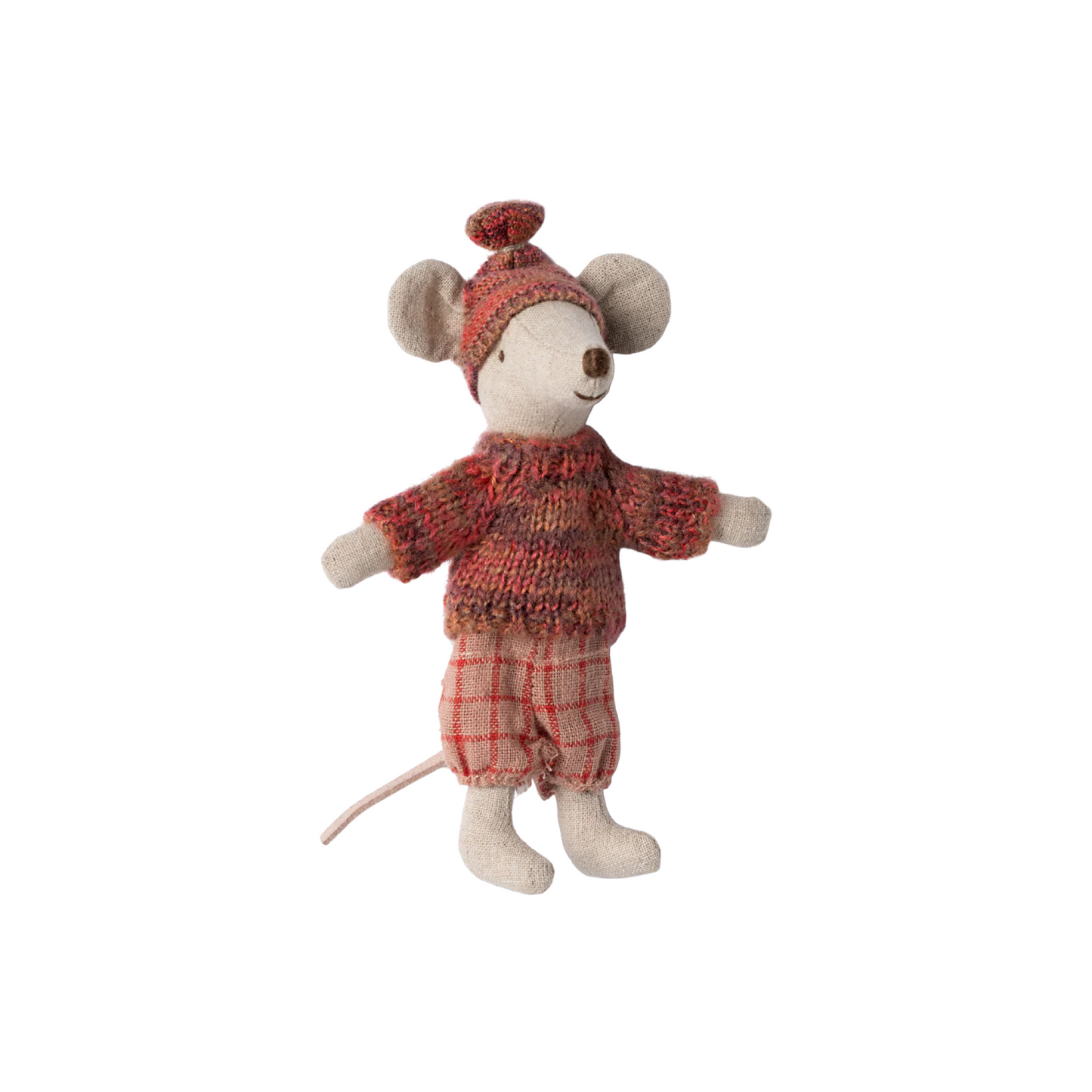 Winter mouse with ski set, Big sister - Rose