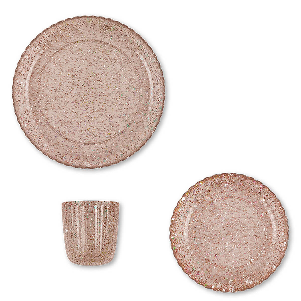 Glitter dinner set