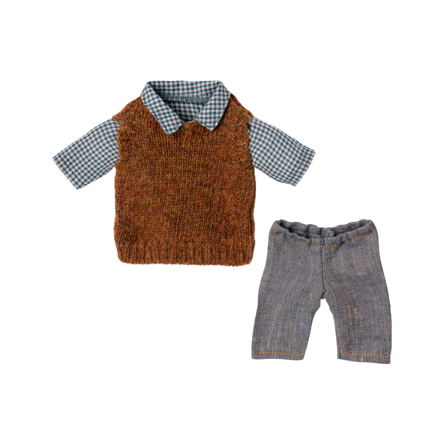 Shirt, slipover and pants, Teddy dad