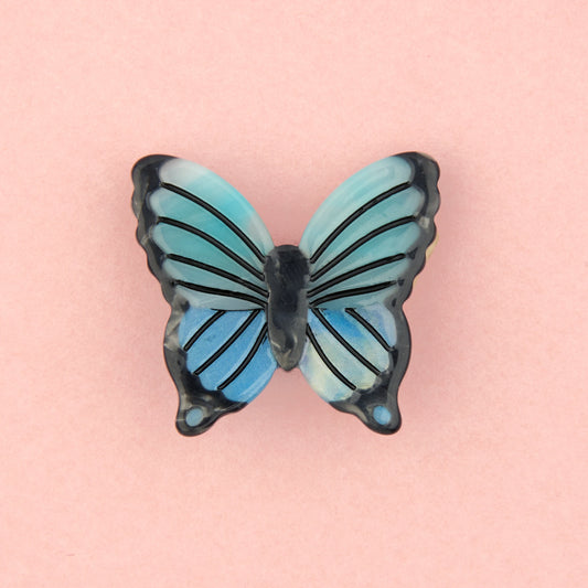 Blue Butterfly Hair Clip