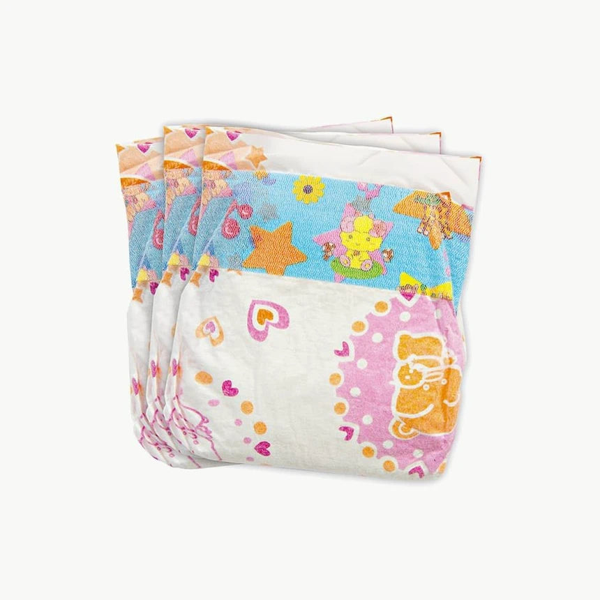Set of 3 diapers for 28-35cm dolls