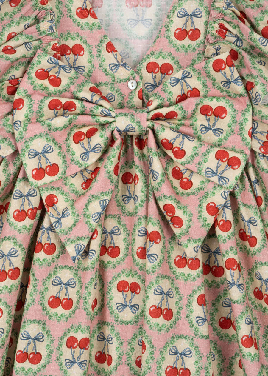 EVIA LS Bow dress Gots