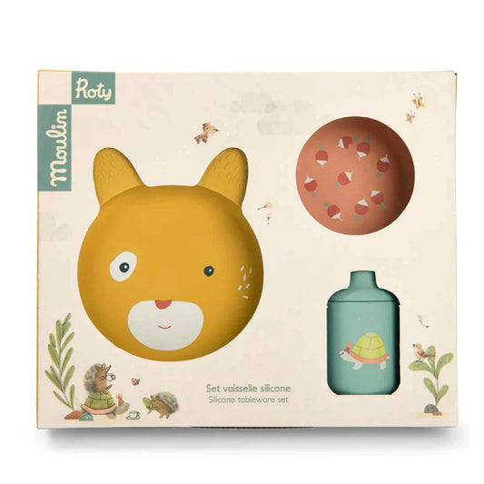 Trois Petits Lapins silicone set