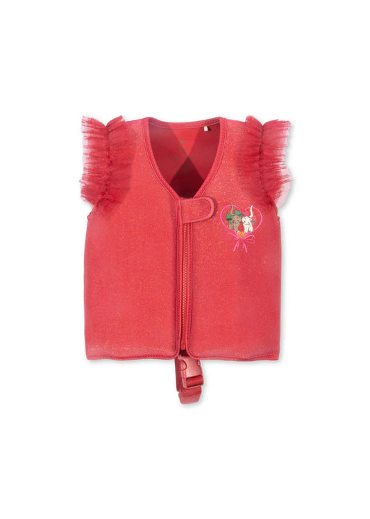 thalia swim vest - viva magenta