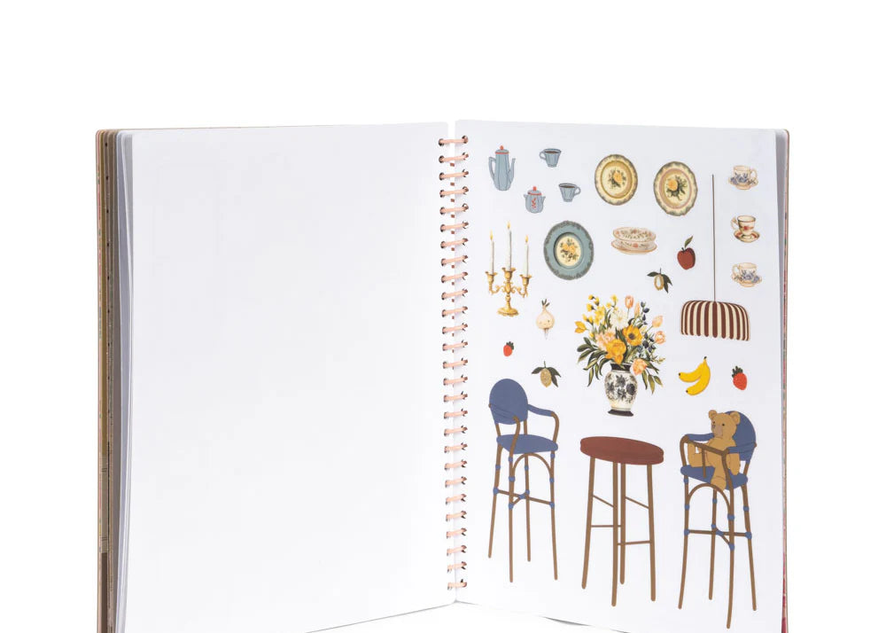 My sticker book - dusty pink