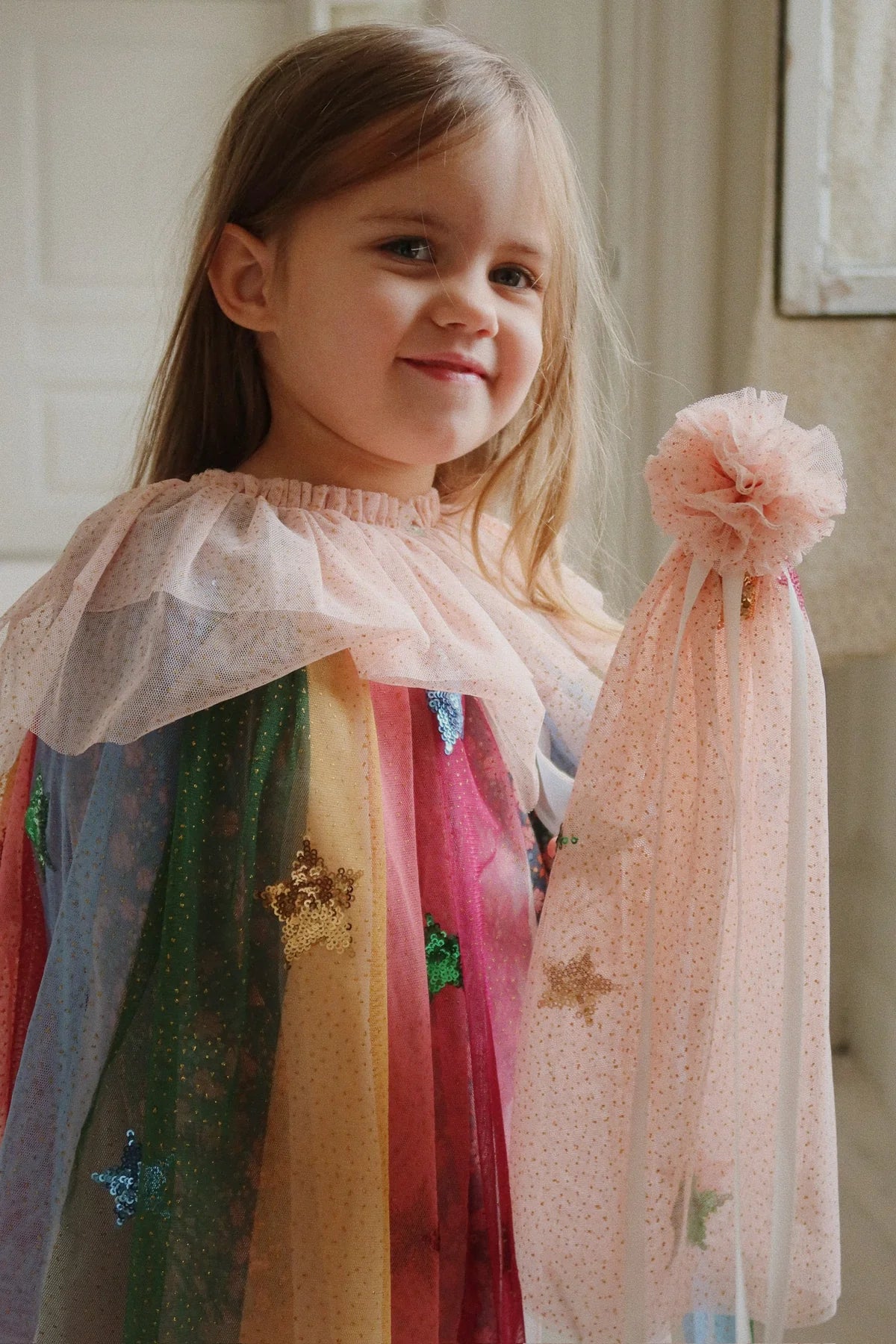 Glitter rainbow costume