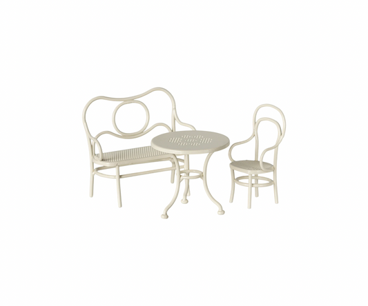 Café set, Mouse, Small - Off white