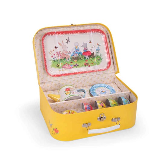La Grande Famille Tin Tea Suitcase