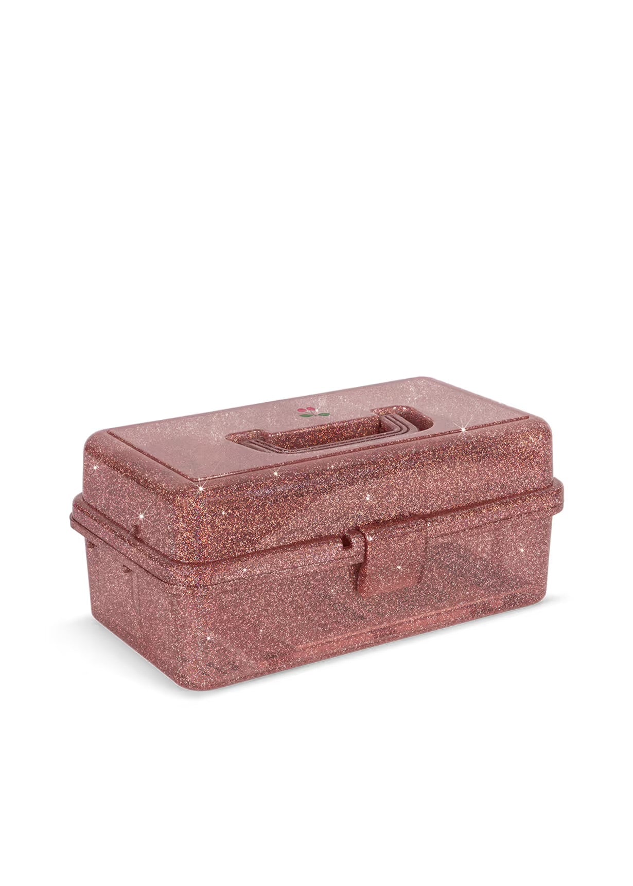 Creative art caddy -glitter rose