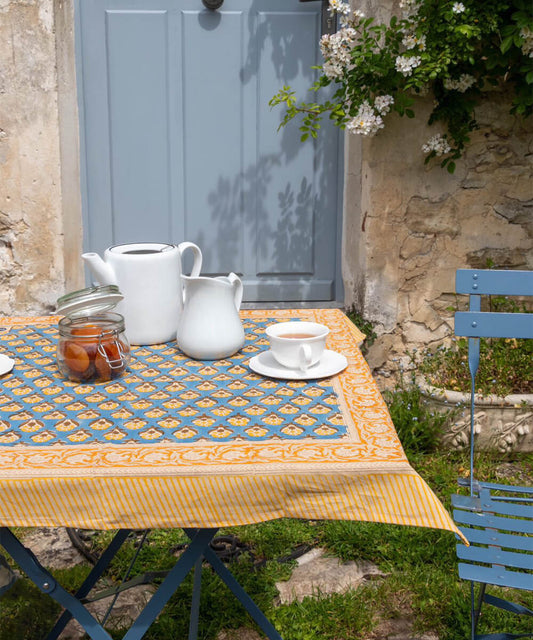 Blue Emma Balcony Throw Mini