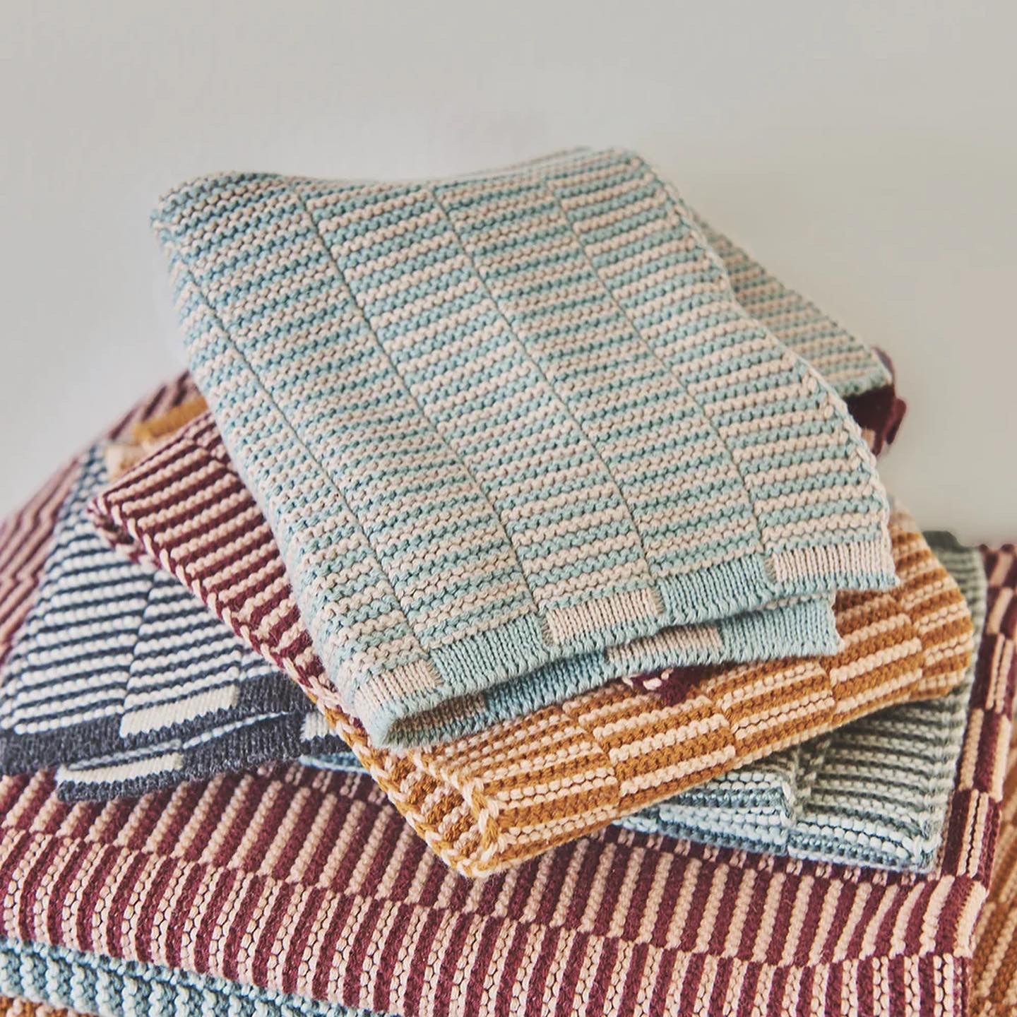 Stringa Dishcloth - Caramel/Ocean