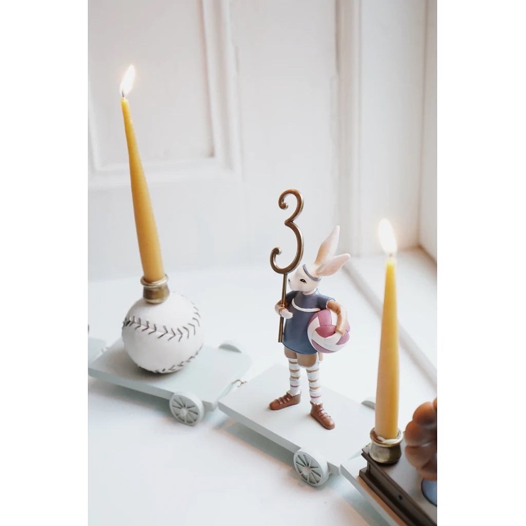 20 pack birthday train candles - nature