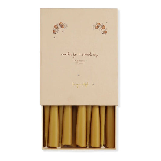 20 pack birthday train candles - nature