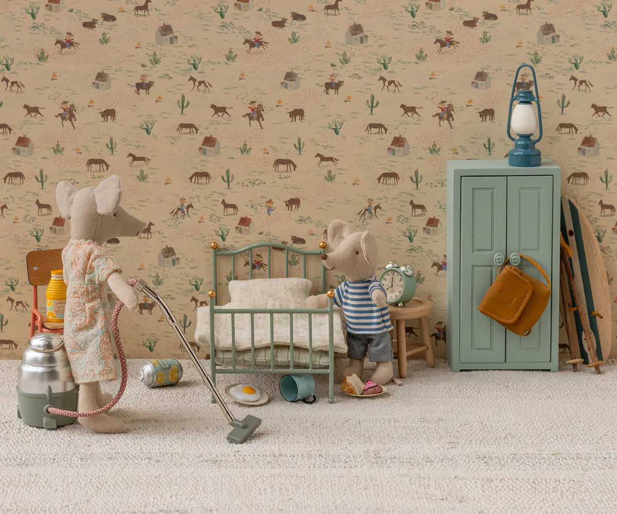 Closet for mice, soft blue