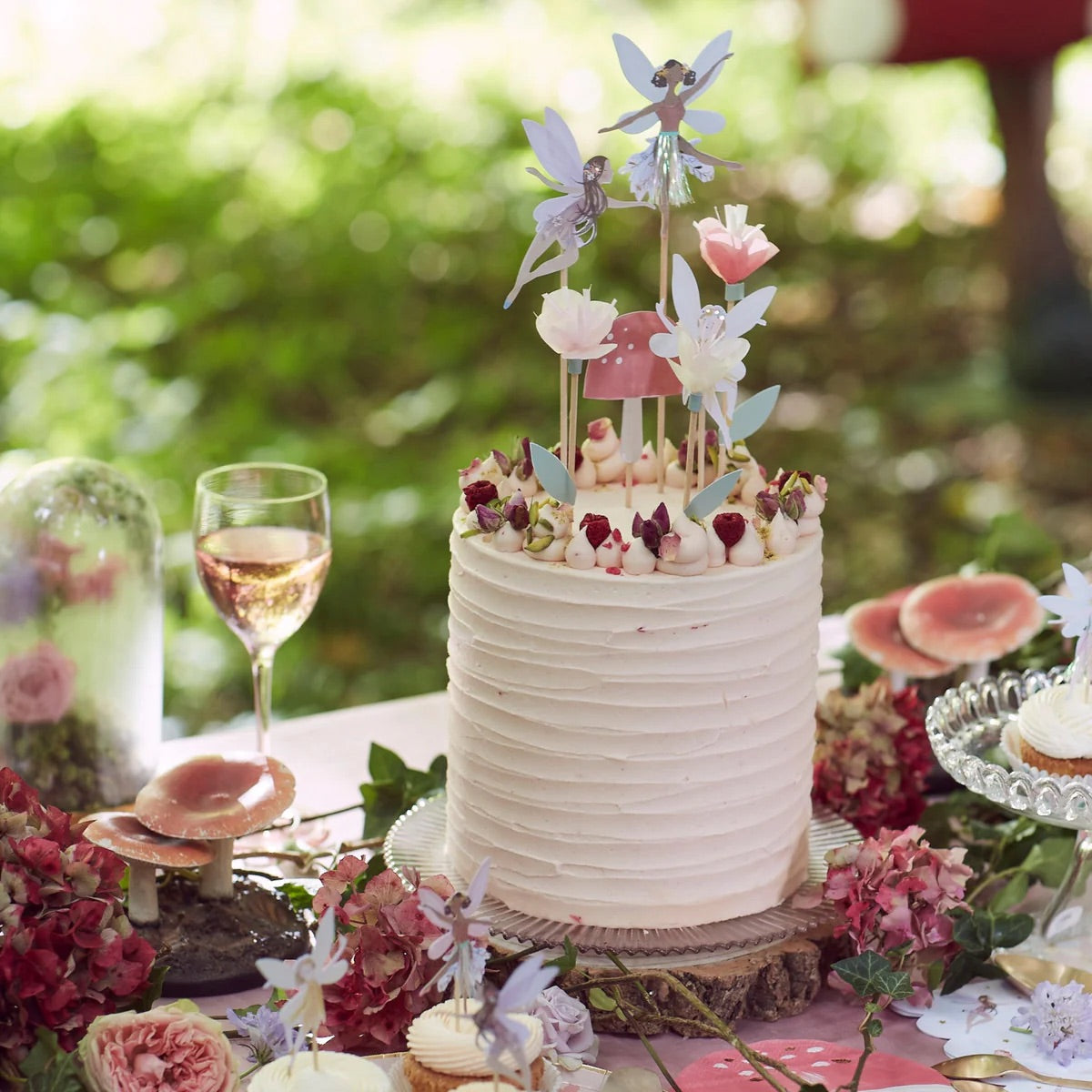 Fairy Cake Toppers (x 7)