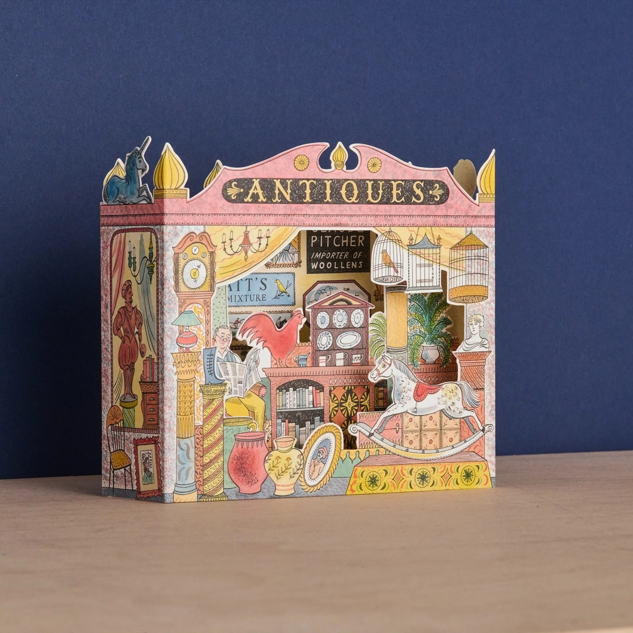 Antiques Shop Die-Cut Card
 by Emily Sutton
