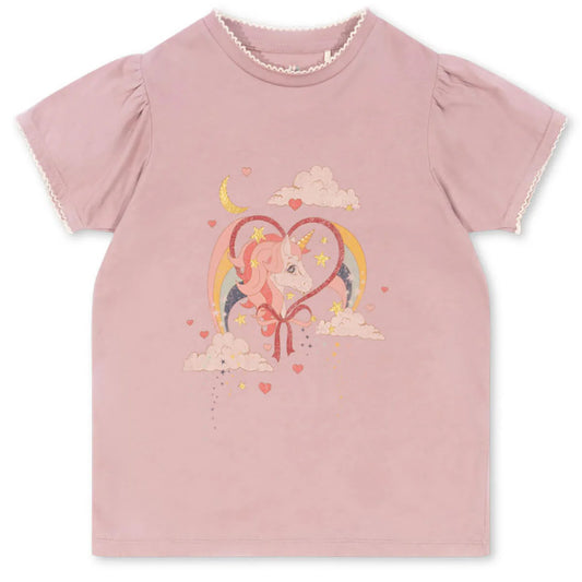 famo puff tee gots -deauville mauve