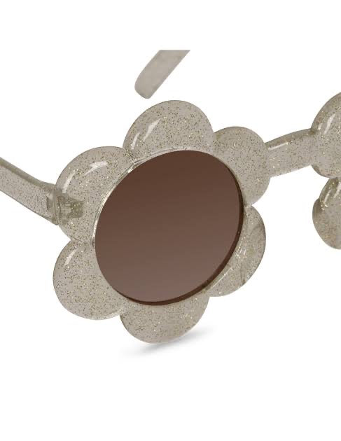 sunglasses junior flower - glitter