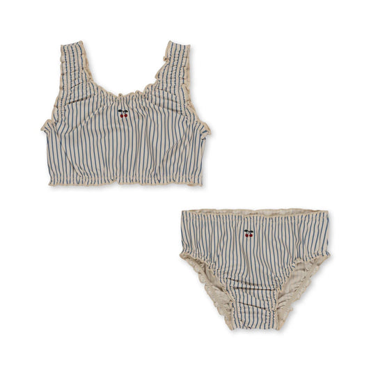 collette bikini - blue stripe