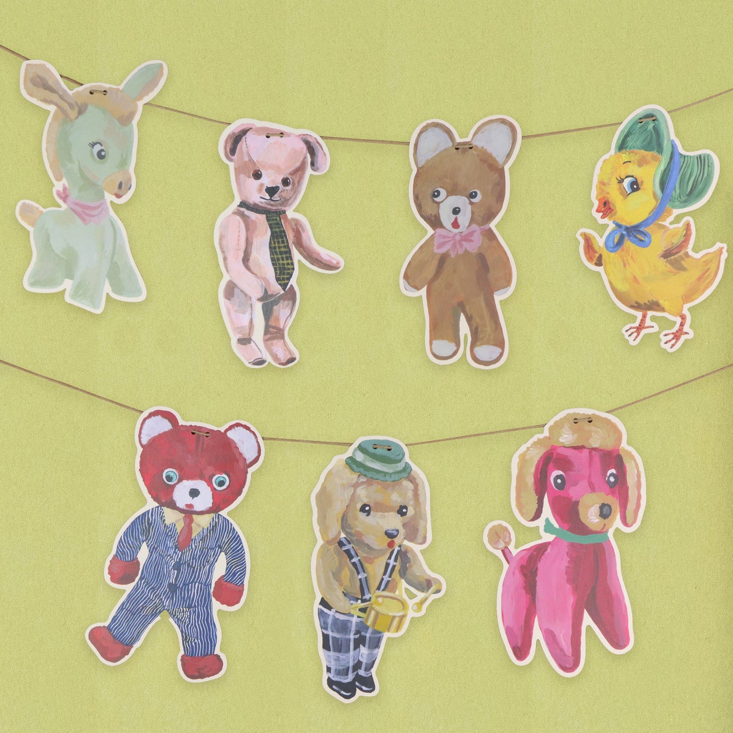 Plushies Garland by Nathalie Lété
