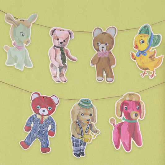 Plushies Garland by Nathalie Lété