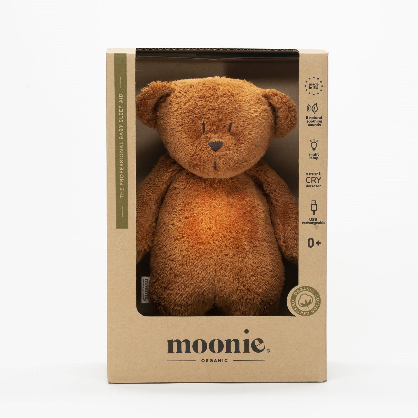 Organic humming bear - caramel natur