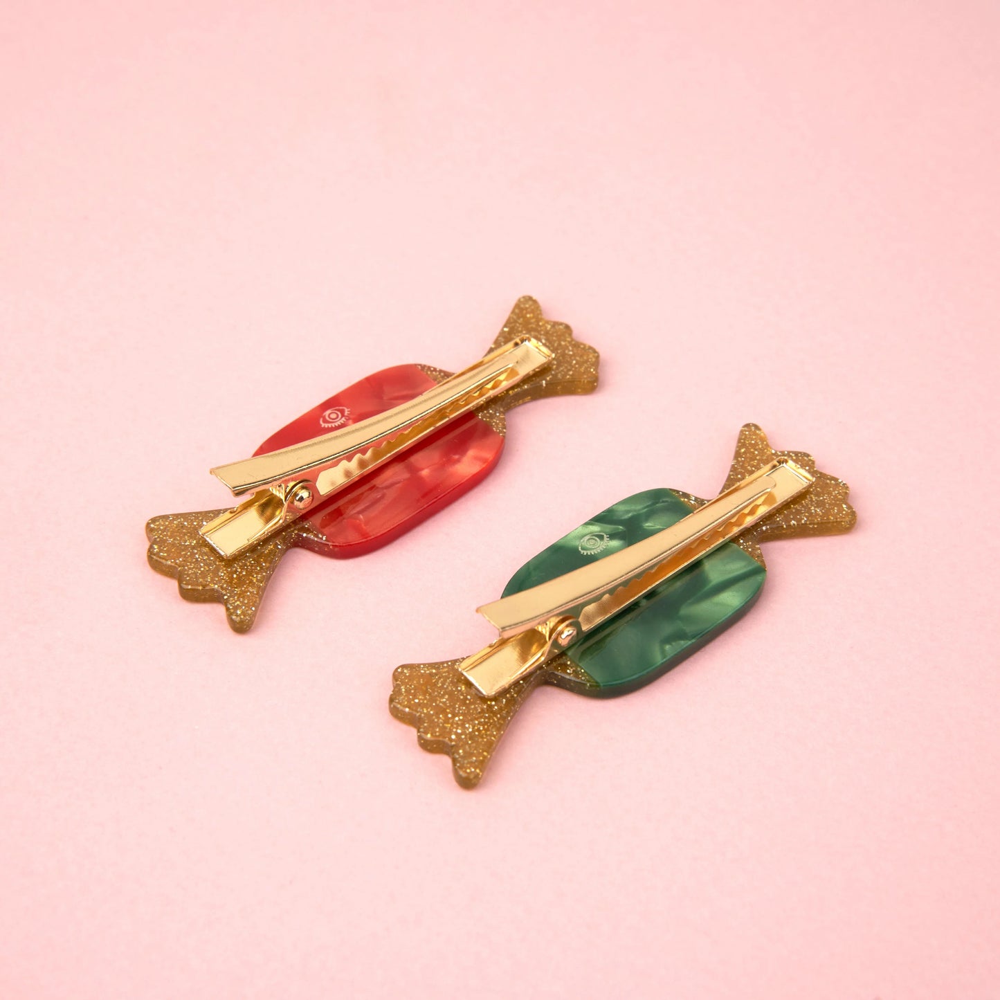 Christmas candies hair clip set