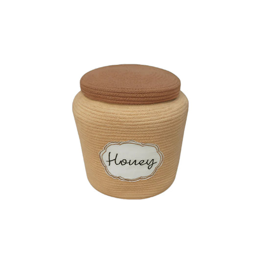 Basket Honey Pot