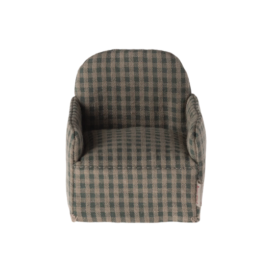 Chair, Mouse - Green checker